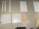 唯博思实木挂衣架落地可坐鞋架置物架家用入户门换鞋凳衣帽架一体收纳架 纯白色40cm 实拍图