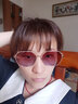 缘目（YUANMU） 偏光墨镜女渐变色太阳镜2022新款潮流显瘦韩版网红近视防紫外线开车驾驶太阳眼镜 粉框霁霞片 高清偏光 防紫外线【店长推荐】 实拍图