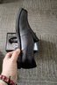 百丽舒适真皮正装鞋男新款黑色圆头套脚商务皮鞋B3GK7CM1 黑色 44 (270mm) 实拍图