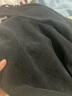 唇序雪尼尔阔腿裤女加绒加厚裤子秋冬款女2025新垂感通勤西装休闲裤女 黑色-加绒-M(90-105斤) 实拍图