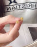 中国黄金（CHINA GOLD）【小雪花】黄金耳钉女士小众首饰足金耳饰生日礼物七夕送老婆女友 【玫瑰礼盒】雪花耳钉【一对】 约0.7g 实拍图