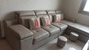 卓芝布艺沙发客厅组合北欧现代简约可拆洗科技布贵妃中小户型家具 四位+贵妃榻定制3米(科技布乳胶) 实拍图