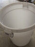 木野村大水桶塑料桶大号大容量带盖加厚食品级胶桶大白桶储水桶家用圆桶 白色（带盖） 150L桶口外径63高71cm 实拍图