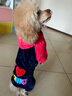 派可为（TOM CAT）狗狗衣服小狗博美比熊泰迪犬中小型犬四脚衣宠物猫咪秋冬装情侣服 粉色mama 冬款 单件 L 实拍图