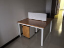 欧宝美职员办公桌现代简约办公桌椅组合屏风工位电脑桌单人位不含柜椅 实拍图