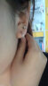 PWL999足银养耳洞耳圈耳钉女圆圈耳环耳骨钉高级感ins风耳圈耳扣耳饰 12mm足银耳圈一对【适合耳垂】 实拍图