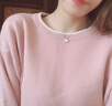 翰德思（HCNTES）一贝子一辈子项链女士银小裙子锁骨链异地恋生日礼物情人节礼物 一“贝”子海星项链 实拍图