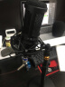 KAXISAIER 麦克风支架台式话筒架桌面电容麦无线有线加重圆盘麦架话筒支架 黑色桌面圆盘支架+防震架 实拍图