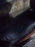 电动车坐垫套防水防晒踏板摩托车卡通皮革座椅套四季通用电瓶车隔热垫 全包皮革坐垫黑色(可拉升至74.5cm) 实拍图
