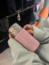IKXO纯钛保温杯女士新款迷你口袋磁吸杯盖高颜值生日礼物送女朋友老婆 钻石钛保温杯【胭脂粉】 实拍图