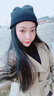 目丸网红时尚暗黑系堆堆帽子女毛线帽潮韩棉帽百搭冷帽月子针织帽秋冬 黑色 双面针织 55-60cm(有弹力) 实拍图