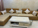 Avigers现代简约沙发抱枕靠垫卧室床头办公室腰枕靠背含芯外套 旋律 米灰 45*45cm【外套+内芯】 实拍图