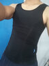 INSMANX男士塑身背心束胸收腹紧身内衣塑型运动塑身衣束身定型藏肉神器 单层春夏薄款黑色 S（体重100-140斤） 实拍图