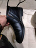 奥康男鞋冬季棉皮鞋男新款加绒保暖棉靴真皮高帮男士休闲套脚皮棉鞋 黑色 39 (245mm) 实拍图