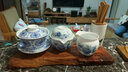 肖字和德手绘青花旅行功夫茶具套装一壶一杯快客茶壶户外便携整家用 国色天香青花-快客杯一壶一杯 实拍图