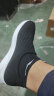 京东京造【Air Strike超轻】男士运动休闲鞋软底网面鞋健步鞋黑色44 实拍图