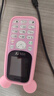 皓轩迷你学生手机戒网瘾机男女款全网通儿童初高中生只接打电话老人机 熊掌粉【手机壳/挂线】 4G全网通 【64GB内存】 实拍图