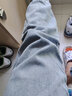 衣然呈品牛仔裤男秋季新款韩版潮流宽松休闲运动束脚纯色哈伦裤九分裤子男 蓝色 XL【建议125-140斤】 实拍图