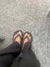 百慕倾臣新款人字拖鞋女外穿夏季踩屎感厚底防滑家居室内网红沙滩凉拖鞋女 黑色 36-37 合适35-36 实拍图
