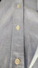 与狼共舞【100%棉】轻商务休闲男士长袖衬衫轻正装 103灰蓝 185  实拍图