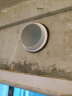 Hon&Guan 304不锈钢外墙风帽油烟机一体式穿墙出风口室外挡风防雨帽排烟罩 110mm/一体管穿墙/开孔120-125mm 实拍图