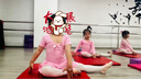 艾舞戈舞蹈服儿童女分体练功服套装女童芭蕾舞裙女孩跳舞中国舞服装 【分体款】粉色-短袖 120 身高105-110cm体重30-38斤 实拍图