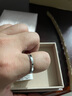 六福珠宝铂950真爱如初铂金戒指情侣结婚对戒款单只 计价F63TBPR0005 11号-2.78克(含工费267元) 女款 实拍图
