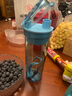 特百惠（Tupperware）水杯400ml晶彩茶韵随手杯学生运动防漏塑料杯车载便携杯子 400ml晴天蓝 实拍图