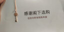 周生生圣诞礼物彩金项链 批角圈十字扣18K玫瑰金素链锁骨链 04800N 18KR 40厘米 实拍图