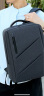 悍骑电脑包双肩包男 15.6英寸笔记本背包女适用华为macpro戴尔联想高中大学生书包商务 深灰色（15.6英寸）升级版可扩容 实拍图