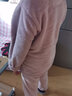 嘉麒睡衣女秋冬季法兰绒保暖加厚家居服长袖翻领珊瑚绒新款女士冬套装 2077 M码160建议体重80-100斤 实拍图