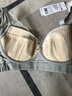 梦芭蒂内衣女无钢圈文胸大胸显小薄款聚拢透气轻盈上托收副乳少女胸罩 银灰色 75B 实拍图