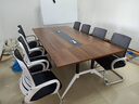 科硕 上海办公家具简约 6人8人办公会议桌长桌多人新款会议桌椅组合 2.4米会议桌+8把椅子 实拍图