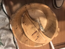 古希诺（GUXINUO） 古希诺 香柏木泡脚桶木桶家用泡脚盆木盆洗脚盆实木足浴盆木桶 25cm柏木加厚双耳桶+实木盖+艾草 实拍图
