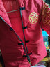 迪莎童话儿童汉服唐装年服男女宝宝过年拜年服小中大童中国风夹棉加厚外套 红色 110 实拍图