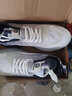 EXUELING男鞋秋季透气垫减震大码男鞋运动鞋青少年潮跑步鞋增高秋季鞋子男 黑白 43 (265mm) 实拍图