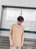 真维斯（Jeanswest）长袖T恤男士秋冬打底衫男圆领上衣弹力贴身保暖秋衣百搭内穿体恤 卡其（圆领） L （推荐110-125斤） 实拍图