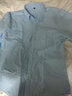 【138两件】【品质好货】帝创者男装衬衫男2022春季新款男士职业商务休闲正装纯色抗皱衬衣长袖衬衫男 608 浅蓝色 3XL 实拍图