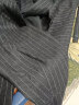 ROEYSHOUSE 罗衣职业知性套装女冬装新款上衣半身裙修身毛呢条纹套装01167 黑条纹（半身裙） L 晒单实拍图