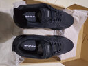 安踏男鞋休闲运动鞋男士冬季大码网面鞋软底轻质减震慢跑步鞋子男 【透气网面】5535-4黑/安踏白 40.5 (250mm) 实拍图