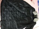 颖辉真皮皮衣女海宁绵羊皮中长款外套羽绒服水貂毛领洋气长大衣秋冬款 黑色 M /90-100斤可穿 实拍图