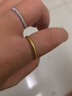 中国黄金古法素圈戒指男女款足金情侣对戒3D硬金三生三世指环生日礼物 【古法】19号 约1g 实拍图