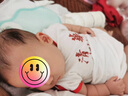 婧麒清华北大婴儿衣服夏季薄款包屁衣纯棉宝宝三角连体衣夏装两件装 短袖-北大【蓝色+红色】 90cm 实拍图