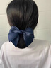 迈米德头花女职业发网网兜银行酒店空姐医院护士发饰盘发蝴蝶结发夹饰品 【黑色】职业盘发网 实拍图