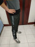 阅乡工装裤男裤潮流休闲裤男春夏季裤子男韩版宽松哈伦裤百搭小脚束脚 K9833 黑色白条 XL 实拍图