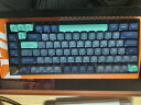 VGN N75有线/无线/蓝牙三模客制化机械键盘gasket结构全键热插拔游戏电竞办公键盘 单模N75 动力银轴 加勒比海 实拍图