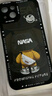奶小鸭（NEYAA）适用苹果12mini手机壳 iphone12mini保护套镜头全包硅胶防摔超薄创意卡通简约软壳男女款 石墨黑 实拍图
