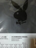 花花公子秋衣秋裤男100%棉薄款男士秋冬棉抗菌保暖内衣男套装打底棉毛裤 黑色圆领【100%棉】 2XL 实拍图