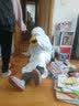 浪莎法兰绒睡衣男加厚女冬季搞怪鸭子伊丽莎白情侣加绒个性鸭掌睡袍 实拍图