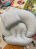 十月结晶婴儿斜坡枕新生儿哺乳枕喂奶神器防吐奶呛奶躺靠睡觉宝宝趴枕 绿 实拍图